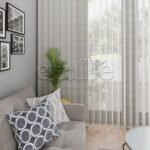 Mıstral - Jakarlı Dikey Tül Perde - Görsel 4