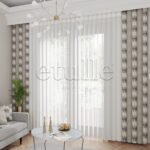 Montreal Cudi - Baskılı Dikey Tül Perde - Görsel 2