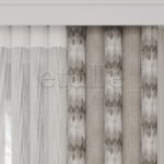 Montreal Cudi - Baskılı Dikey Tül Perde - Görsel 6