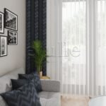 Moss Kafka - Baskılı Dikey Tül Perde - Görsel 5