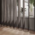 Negret - Dar Dikey Tül Perde - Görsel 8