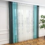 Palm - Çizgili Dikey Tül Perde - Görsel 11