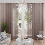 Palmar - Dar Dikey Tül Perde - Görsel 4