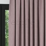 Pembe Mat Fitilli Kadife Fon Perde | Elvey