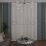 Pimlico - Düz Dikey Tül Perde - Görsel 5