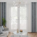 Piru King - Baskılı Dikey Tül Perde - Görsel 3