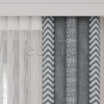 Piru King - Baskılı Dikey Tül Perde - Görsel 6