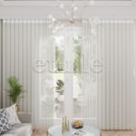 Rocas - Jakarlı Dikey Tül Perde - Görsel 4