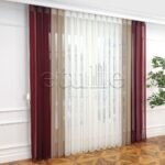 Santiago - Çizgili Dikey Tül Perde - Görsel 11