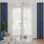 Sea King - Baskılı Dikey Tül Perde - Görsel 3