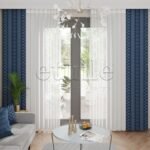 Sea King - Baskılı Dikey Tül Perde - Görsel 4