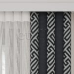 Sera - Baskılı Dikey Tül Perde - Görsel 6