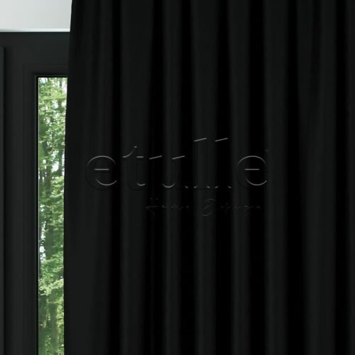 Siyah Blackout Karartma Fon Perde | Larice