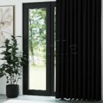 Siyah Hasır Keten Karartma Fon Perde | Bonita - Görsel 3