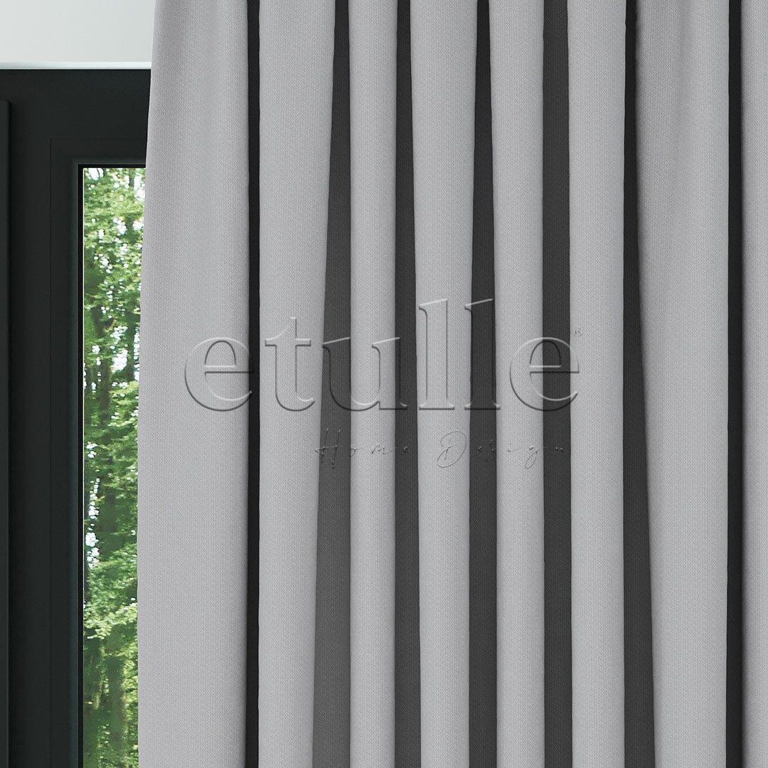 Taş Rengi Modern Balık Sırtı Desenli Fon Perde | Cirrus - Görsel 1