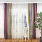 Tequila - Çizgili Dikey Tül Perde - Görsel 3