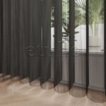 Trout - Dar Dikey Tül Perde - Görsel 7