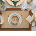 Dekoratif At Figürlü Amerikan Servis – 4’lü Renkli Etnik Desen, 30x50 - Görsel 2