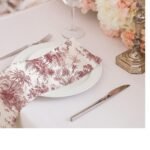 Saklı Bahçe Temalı Kırmızı Amerikan Servis Takımı - 4'lü Set (30x50 cm) - Görsel 2