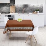Kahverengi Masa Örtüsü 160x220CM