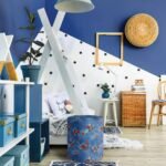 Blue Superman Puf - Görsel 3