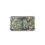 Tropikal Bahçe Pleksi Tepsi - PT2122 - 40X24cm