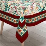 Colorful Leaves Masa Örtüsü 160x220CM - Görsel 2