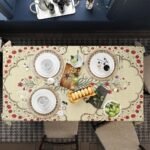 Red Tulip Masa Örtüsü 160x220CM - Görsel 2