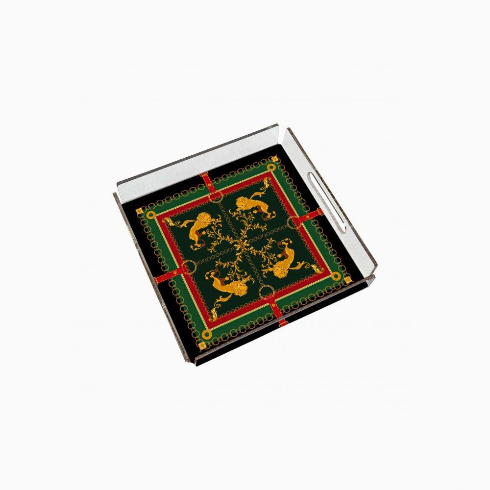 foto2_f4ec87ab-7d01-48bf-9257-858181813141 Figüratif Aslan Pleksi Tepsi - PT2109 - 25x25cm - Görsel 1