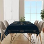 Flower Framed Masa Örtüsü 160x220CM - Görsel 4