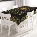 Ancient People And Flowers Masa Örtüsü 160x220CM - Görsel 4