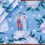 Garden Bloom – Lila Yeşil Tropikal Desenli Amerikan Servis - 4'lü Set 35X50CM - Görsel 7