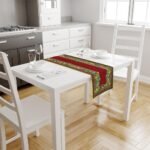 Renkli Limon Desenli Runner 140x45CM