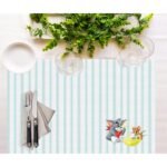 Tom And Jerry Striped Kumaş Amerikan Servis 4'lü Set 35X50CM - Görsel 5