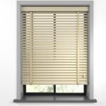 50 mm Hasır Bej Kumaş Jaluzi - Görsel 2