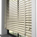 50 mm Hasır Kum Beji Kumaş Jaluzi - Görsel 8