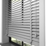 50 mm Hasır Açık Gri Kumaş Jaluzi - Görsel 8