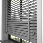 50 mm Hasır Gümüş Gri Kumaş Jaluzi - Görsel 8