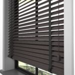 50 mm Hasır Acı Kahve Kumaş Jaluzi - Görsel 8