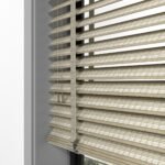 50 mm Hasır Kum Beji Kumaş Jaluzi - Görsel 7