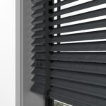 50 mm Hasır Siyah Kumaş Jaluzi - Görsel 7