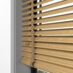 50 mm Hasır Sütlü Kahve Kumaş Jaluzi - Görsel 7