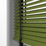 50 mm Hasır Yeşil Kumaş Jaluzi - Görsel 4