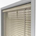 50 mm Hasır Kum Beji Kumaş Jaluzi - Görsel 6