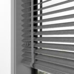 50 mm Hasır Gümüş Gri Kumaş Jaluzi - Görsel 4