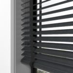 50 mm Hasır Siyah Kumaş Jaluzi - Görsel 4