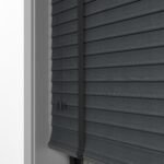 50 mm Hasır Siyah Kumaş Jaluzi - Görsel 3