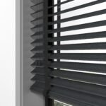 50 mm Hasır Siyah Kumaş Jaluzi - Görsel 2