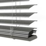 Koyu Gri Kahve Alüminyum Blackout Jaluzi Perde - Etulle