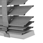 50 mm Hasır Açık Gri Kumaş Jaluzi